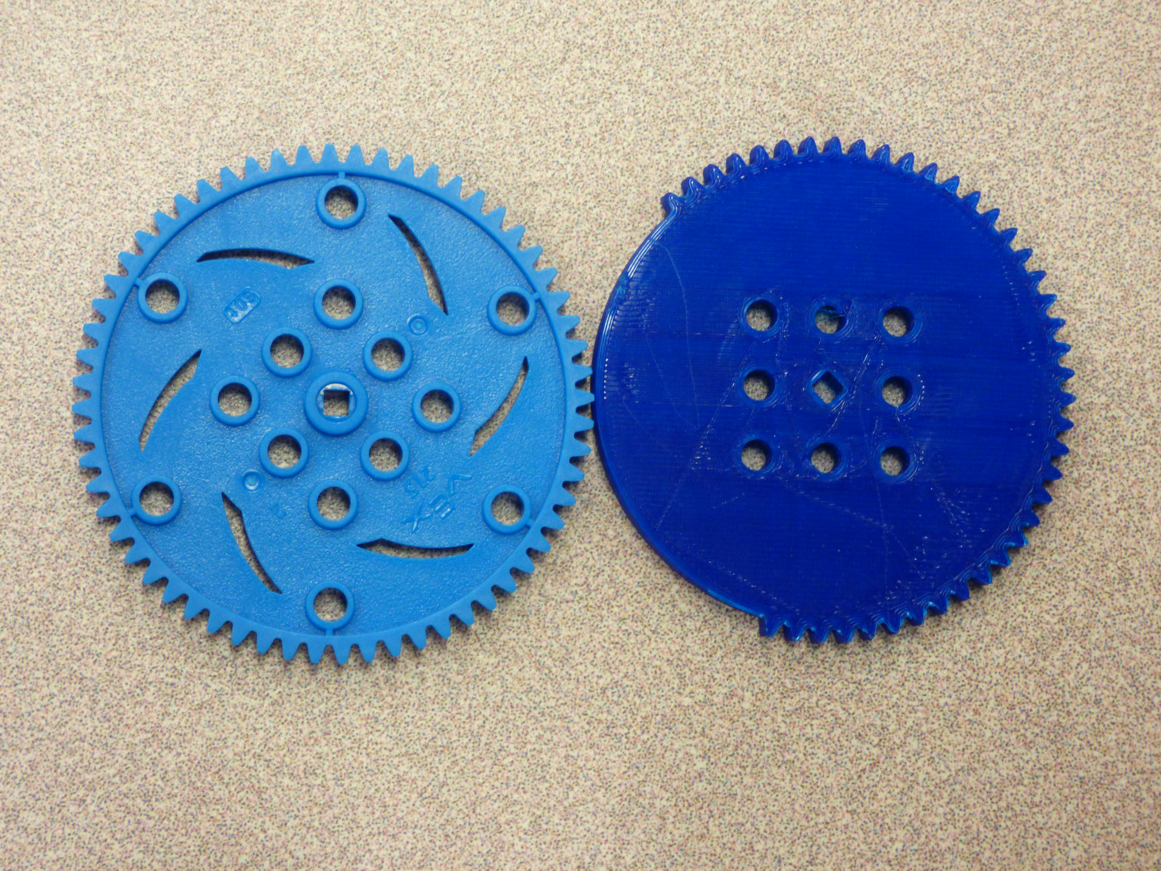 Hockey Puck Vex Gear Train Challenge